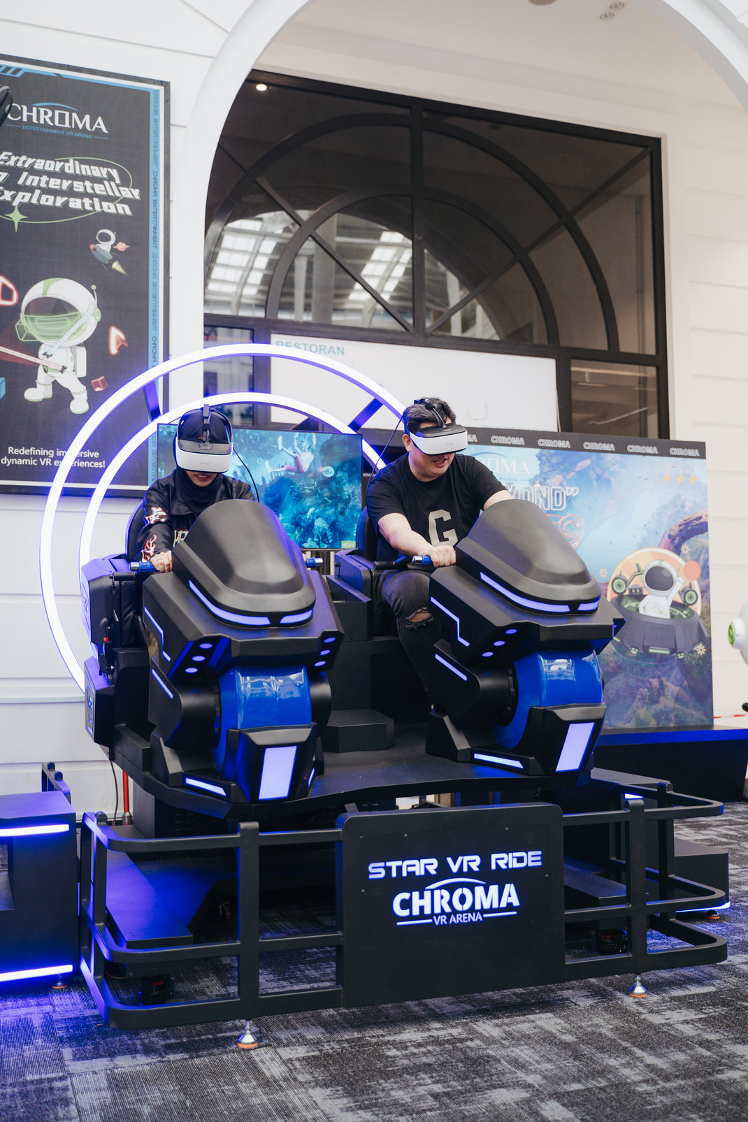 VR rides – Chroma Entertainment VR Arena